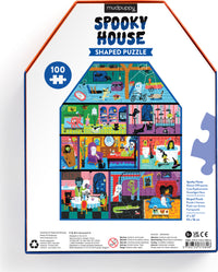 Spooky House 100 Pc House-Shaped Puzzle