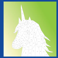 Paint by Sticker Kids: Unicorns & Magic: Create 10 Pictures One Sticker at a Time! Includes Glitter Stickers