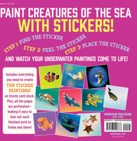 Paint by Sticker Kids: Under the Sea: Create 10 Pictures One Sticker at a Time!