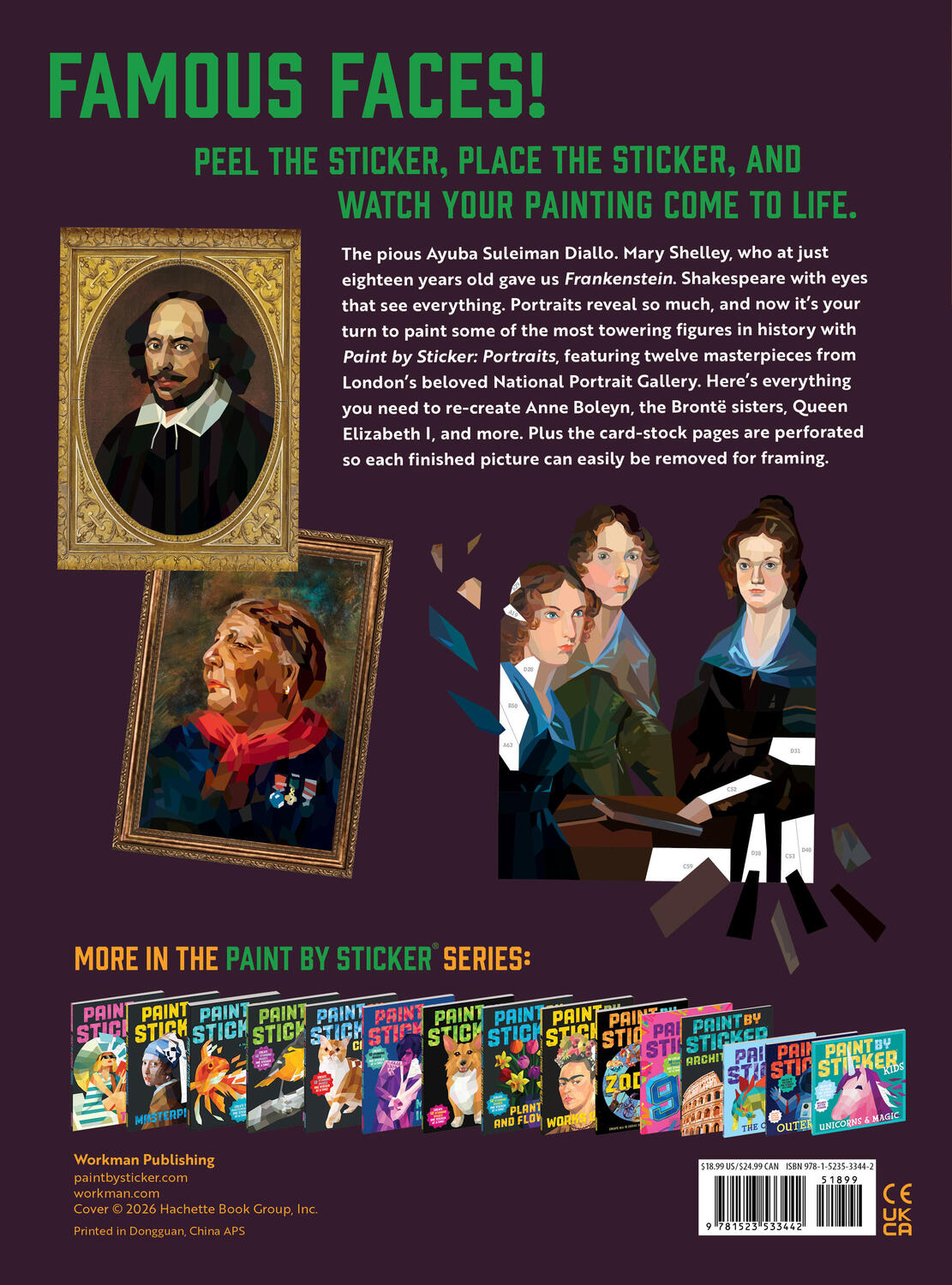 Paint by Sticker (Official): Portraits: Re-create 12 Historic Paintings One Sticker at a Time!