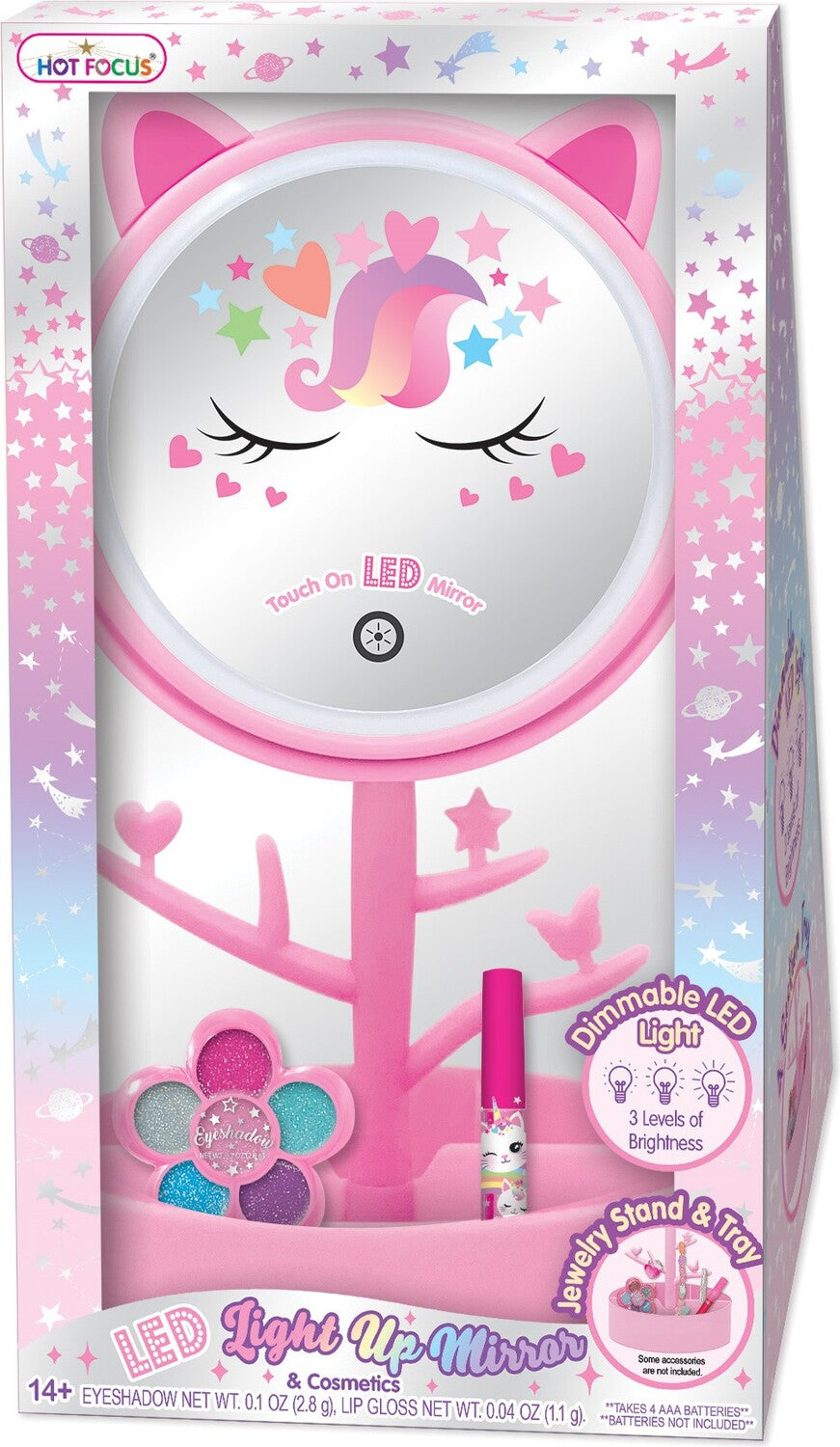 LED Light Up Mirror, Caticorn