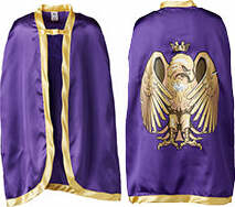 Liontouch Pretend-Play Dress Up Costume Golden Eagle Knight Cape