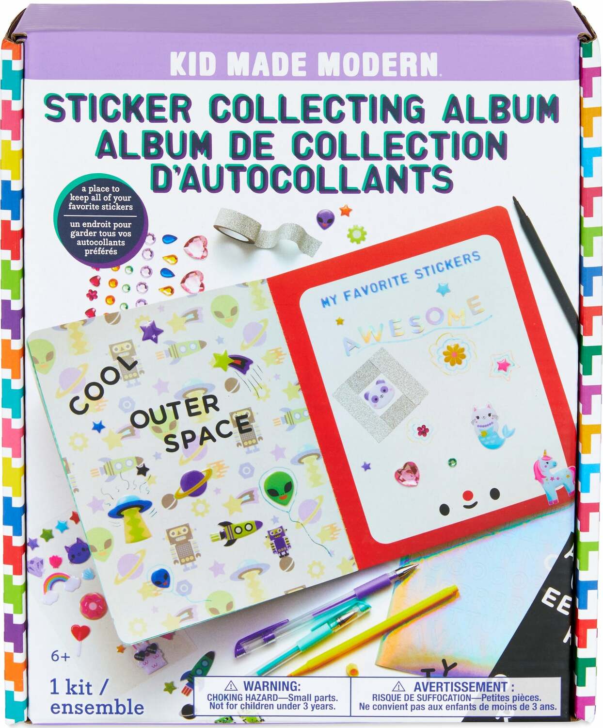 Kid Made Modern Sticker Collecting Album