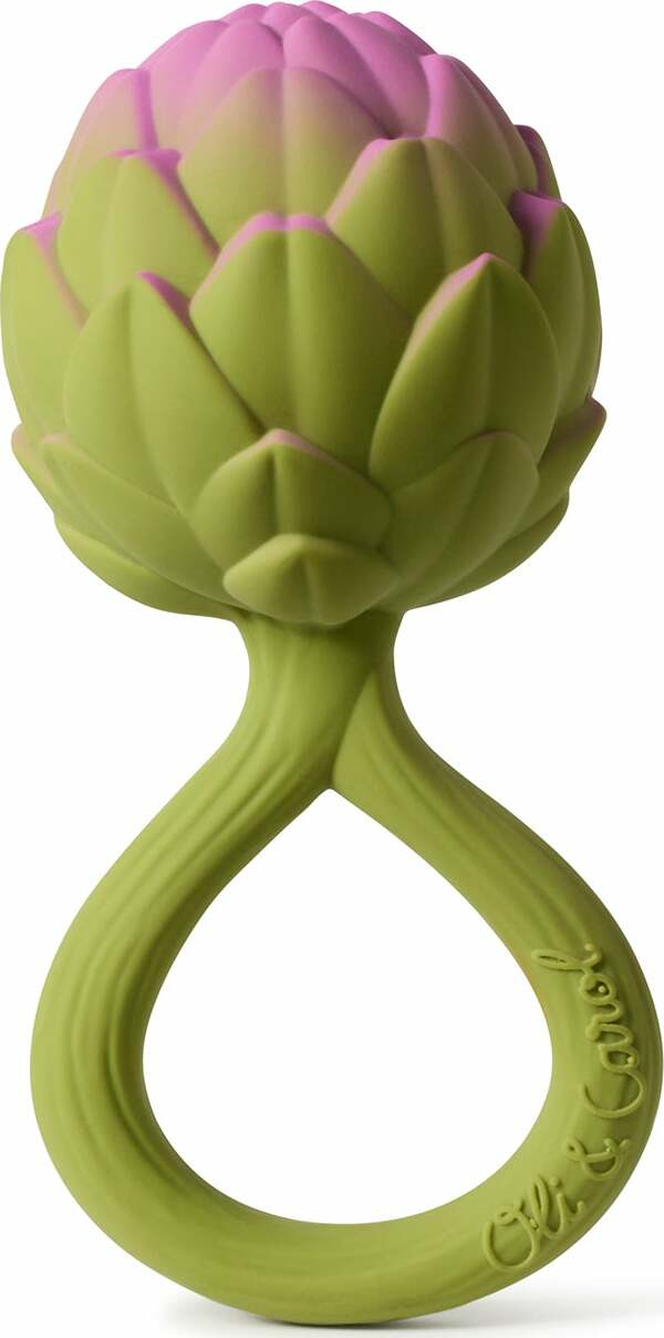 OLI&CAROL Artichoke Rattle Toy