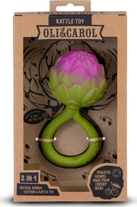 OLI&CAROL Artichoke Rattle Toy