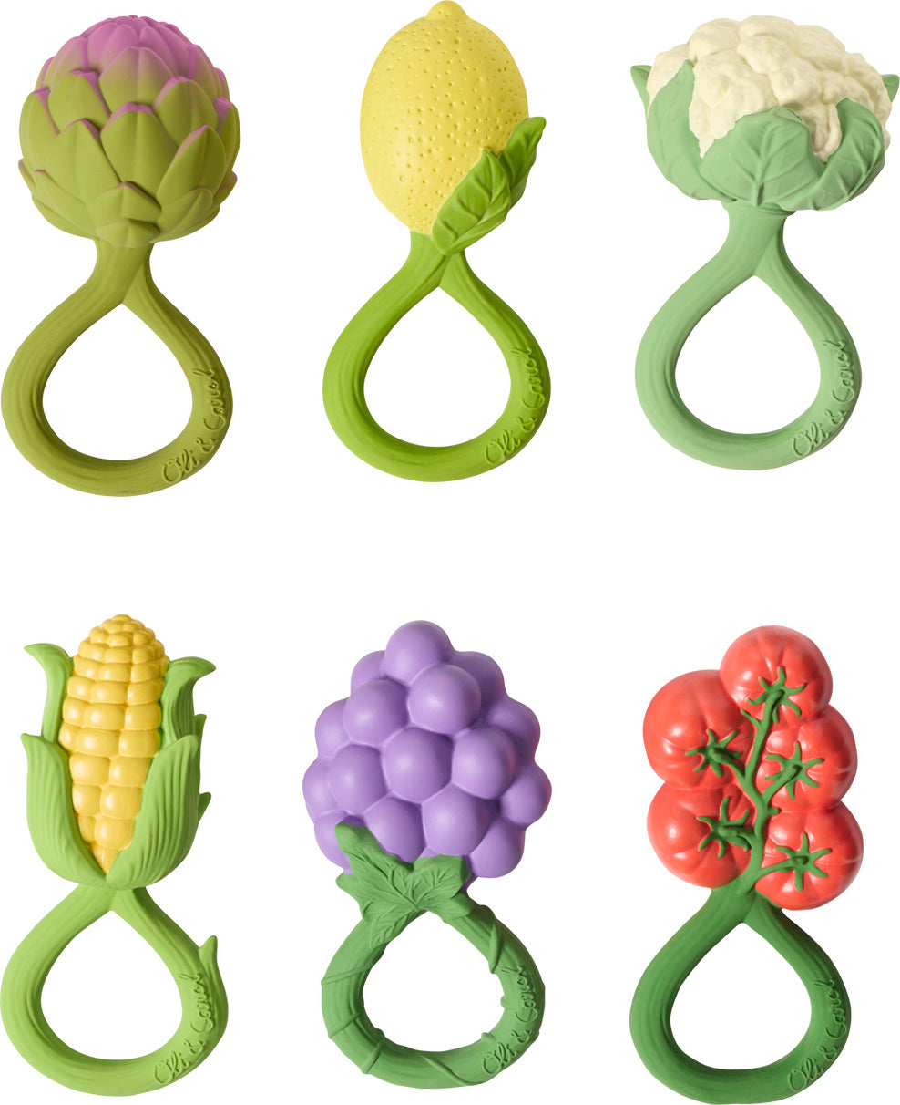 OLI&CAROL Artichoke Rattle Toy