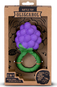OLI&CAROL Grape Rattle Toy