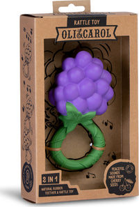 OLI&CAROL Grape Rattle Toy