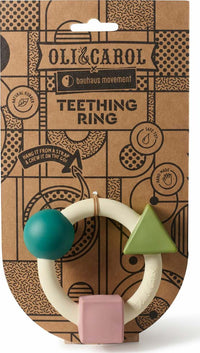 OLI&CAROL Bauhaus Movement Teething Ring Soft