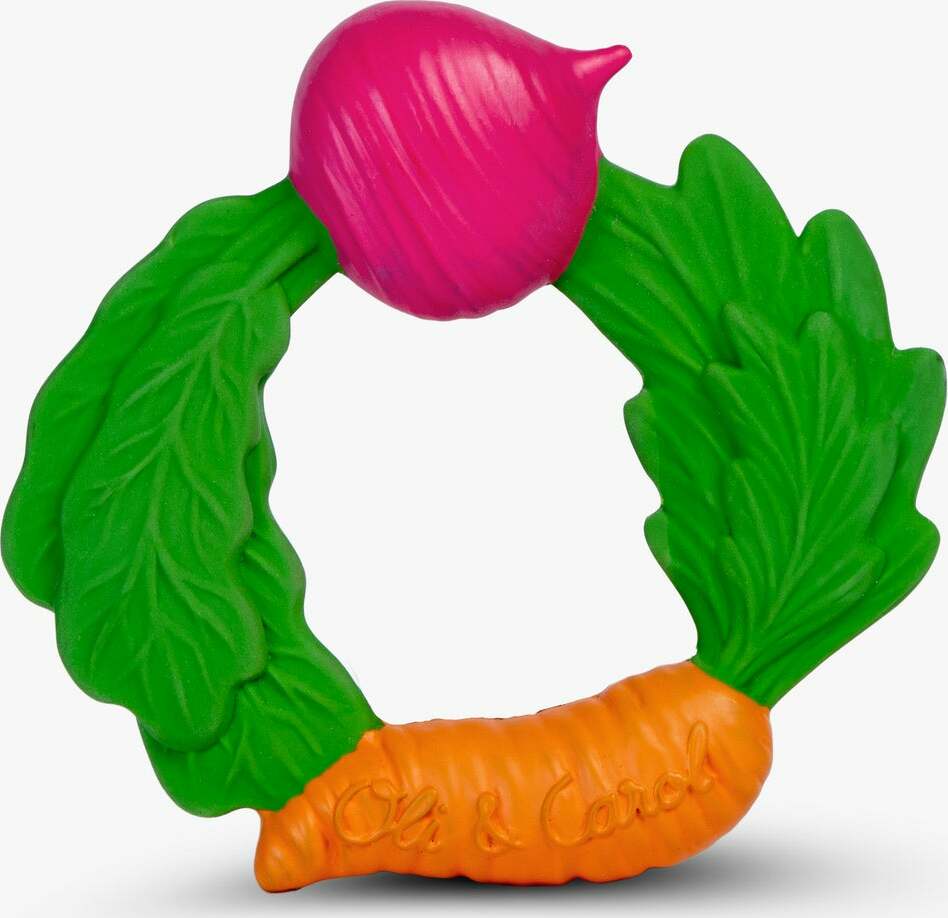 OLI&CAROL Veggie Teething Ring