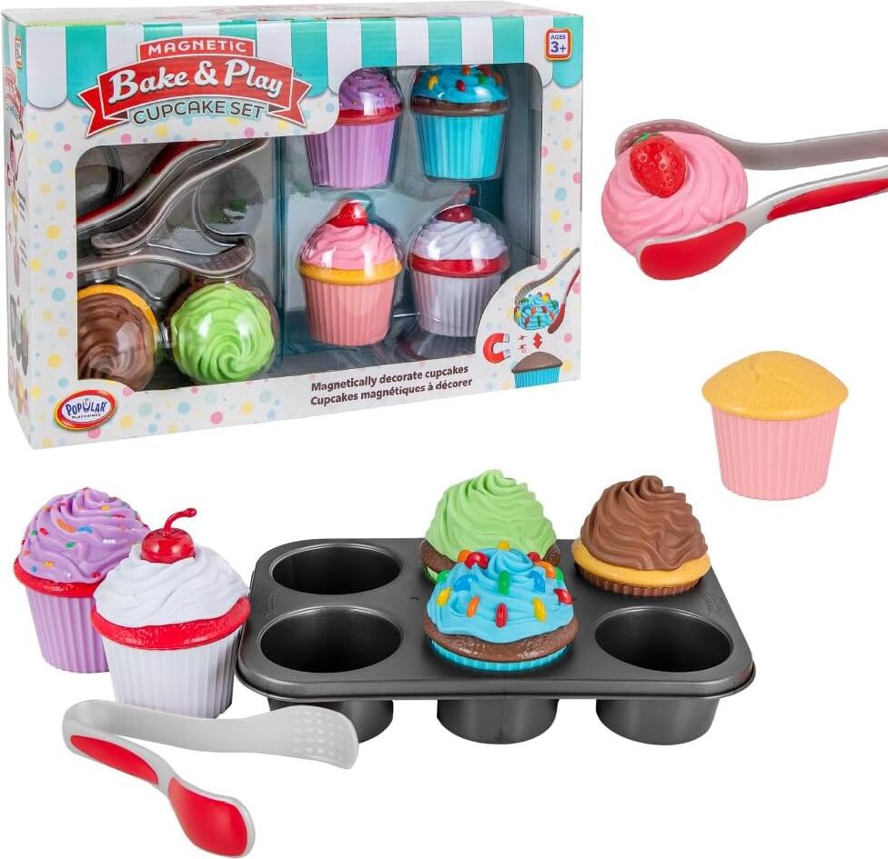 Magnetic Scoop and Play Cupcake Set