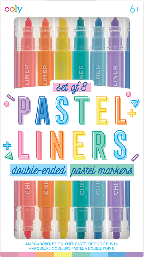 Pastel Liners Dual Tip Markers