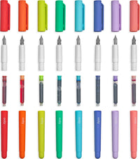 Color Write Fountain Pens 8pk