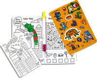 Let's Go! Activity & Coloring Kit - Robo Dinos
