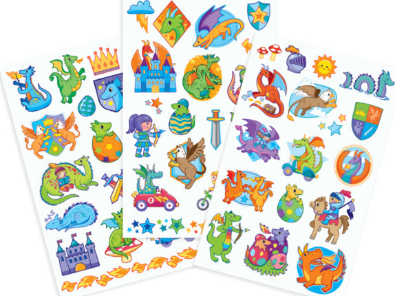 Tattoo-palooza Temporary Tattoos  Knights And Dragons