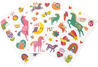 Tattoo-Palooza Glow in the Dark Temporary Tattoos - Magic Moonbeams - 3 Sheets