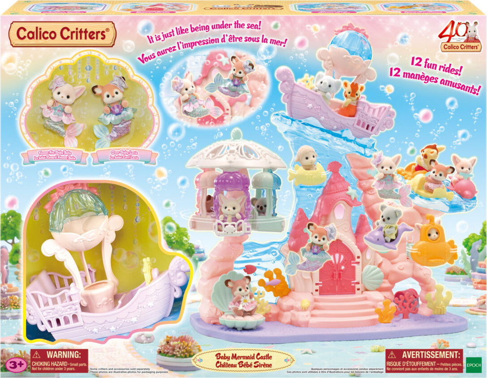 Calico Critters Baby Mermaid Castle 