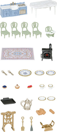 Calico Critters Elegant Dining Room