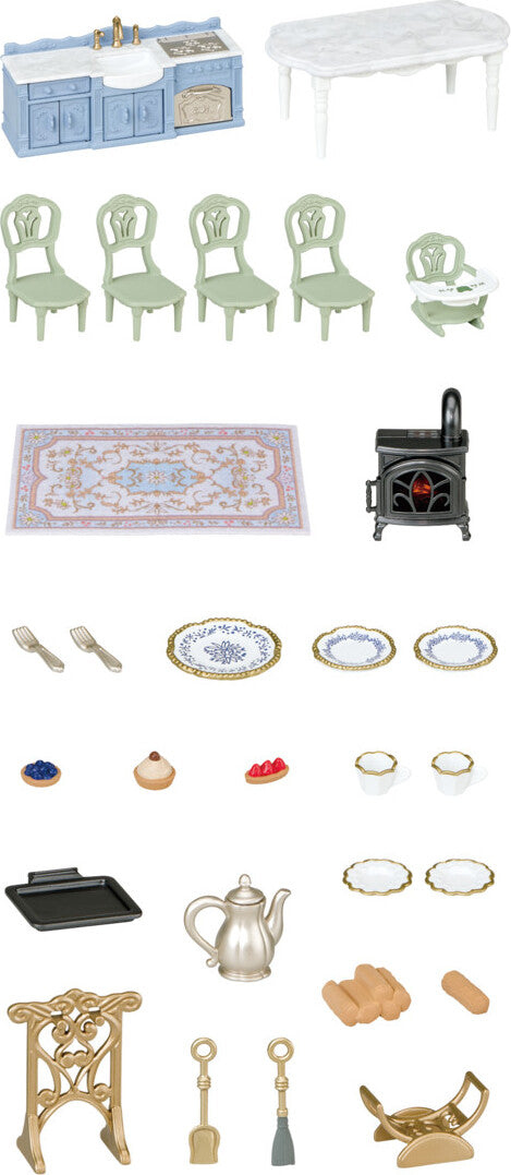 Calico Critters Elegant Dining Room