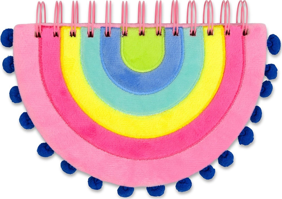 Rainbow Pom Pom Notebook