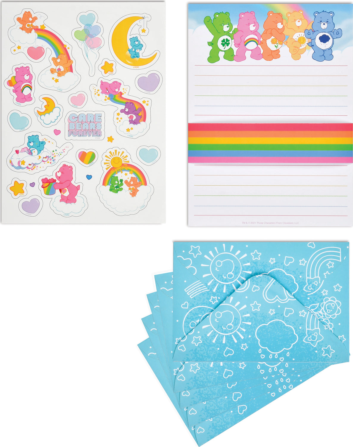 Care Bear Pen Pal Stationery Set Cover