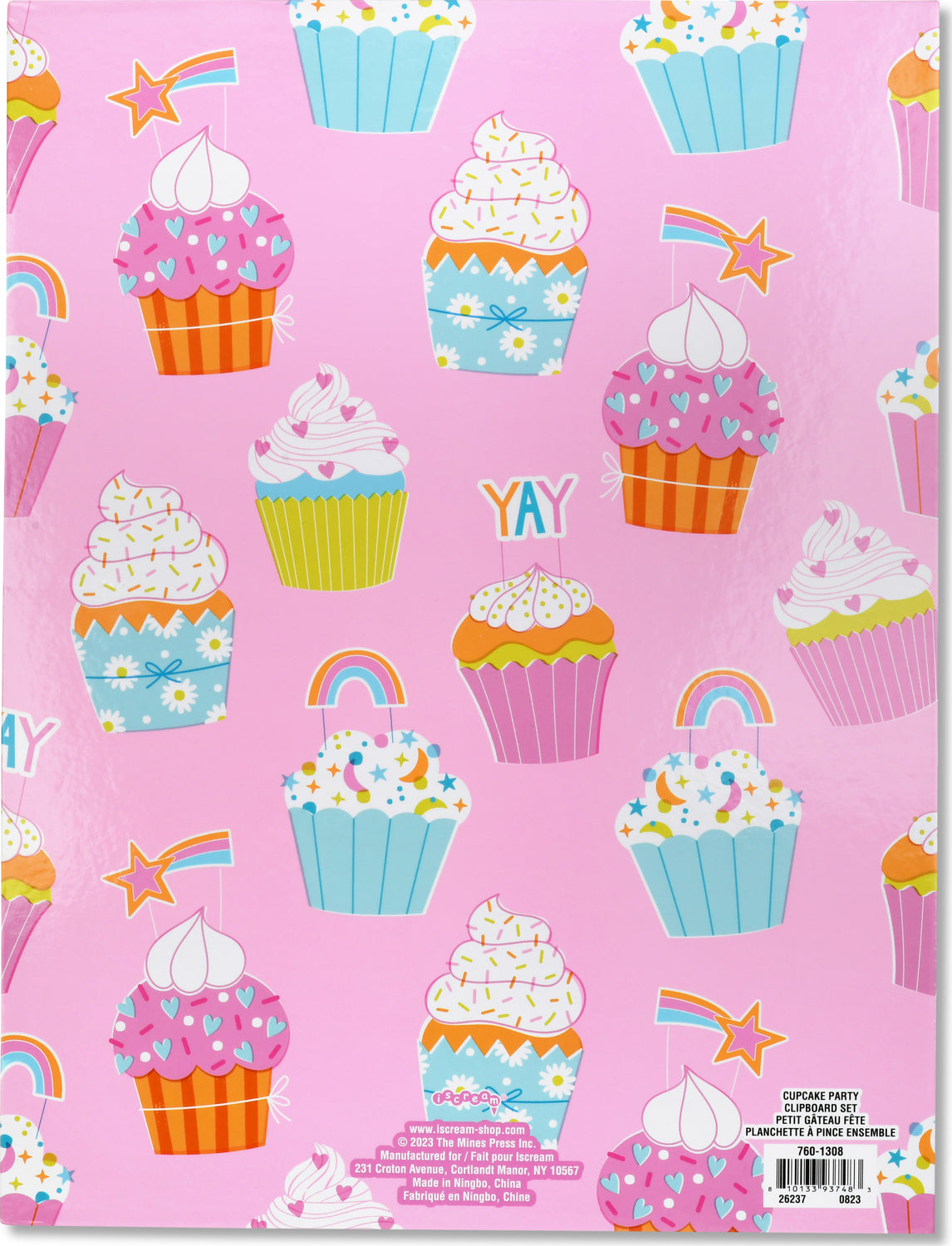 Cupcake Pary Clipboard Set