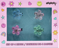 Flower Rings Set