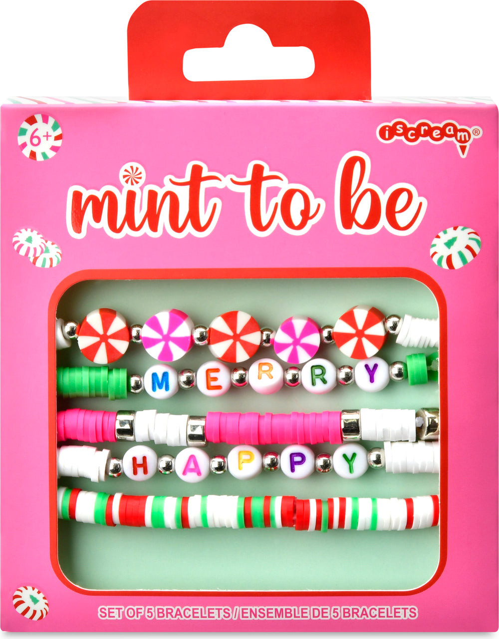 PRETTY PEPPERMINT BRACELET SET