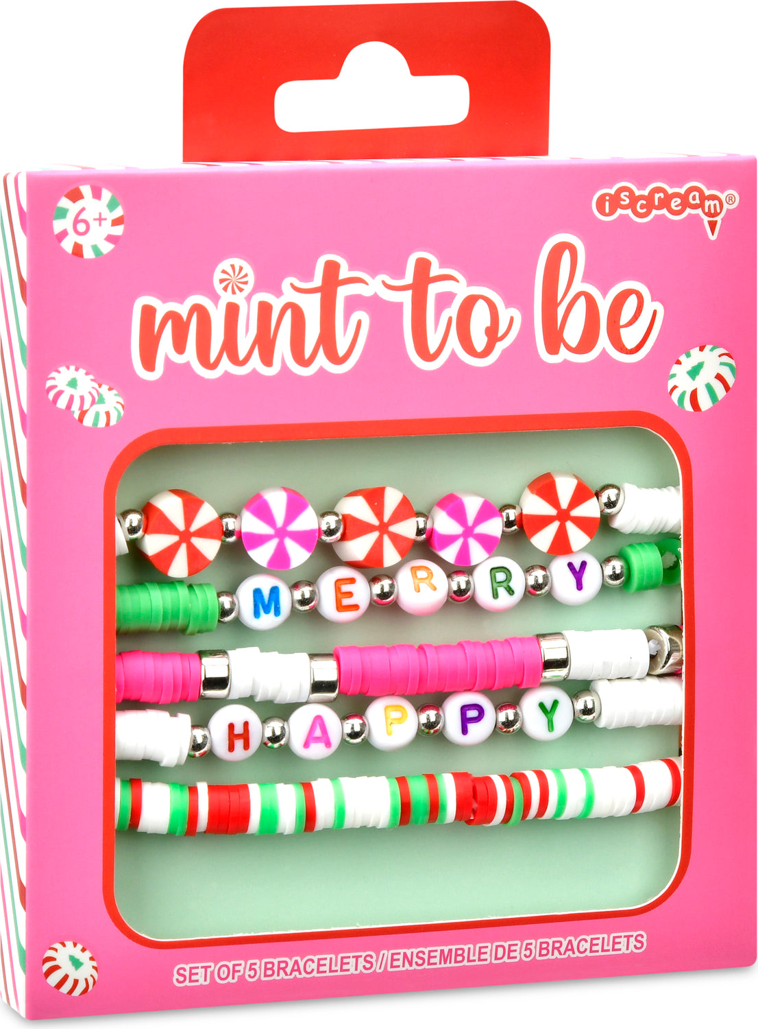PRETTY PEPPERMINT BRACELET SET