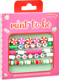 PRETTY PEPPERMINT BRACELET SET