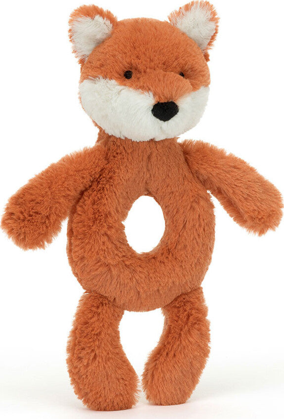 Bashful Fox Cub Ring Rattle