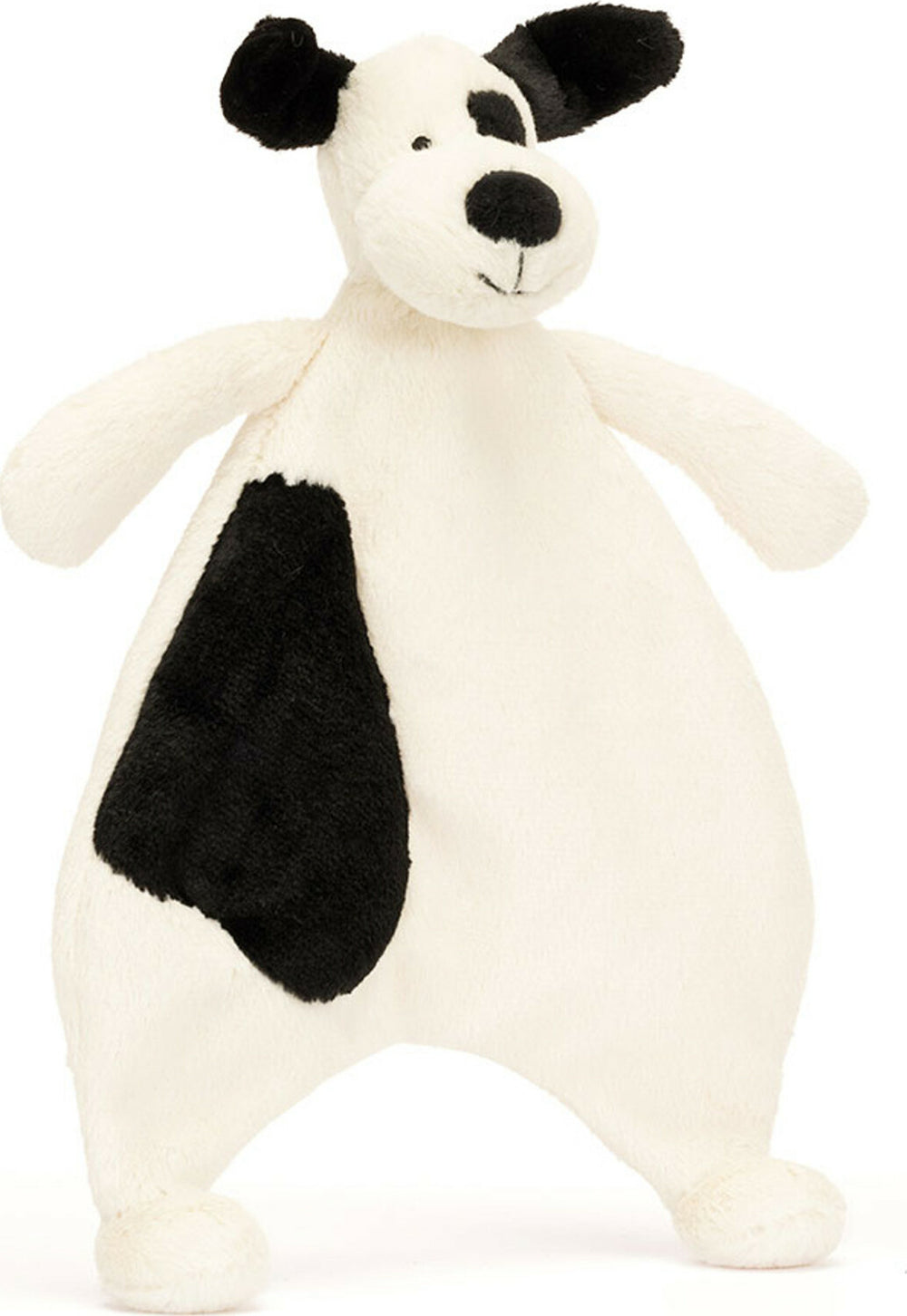 Bashful Black and Cream Puppy Comforter