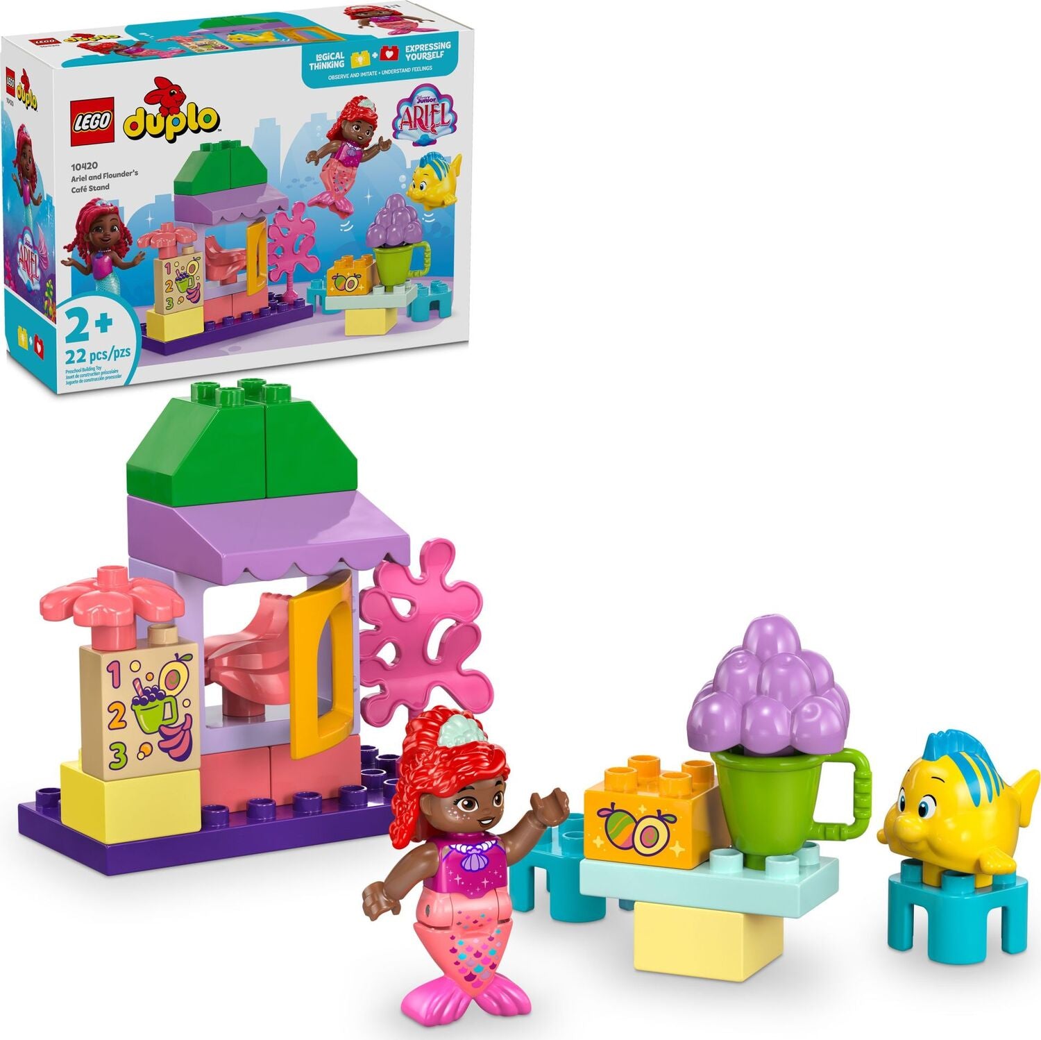 LEGO DUPLO Disney: Ariel and Flounder's Café Stand