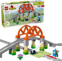 LEGO DUPLO: Train Bridge and Tracks Expansion Set