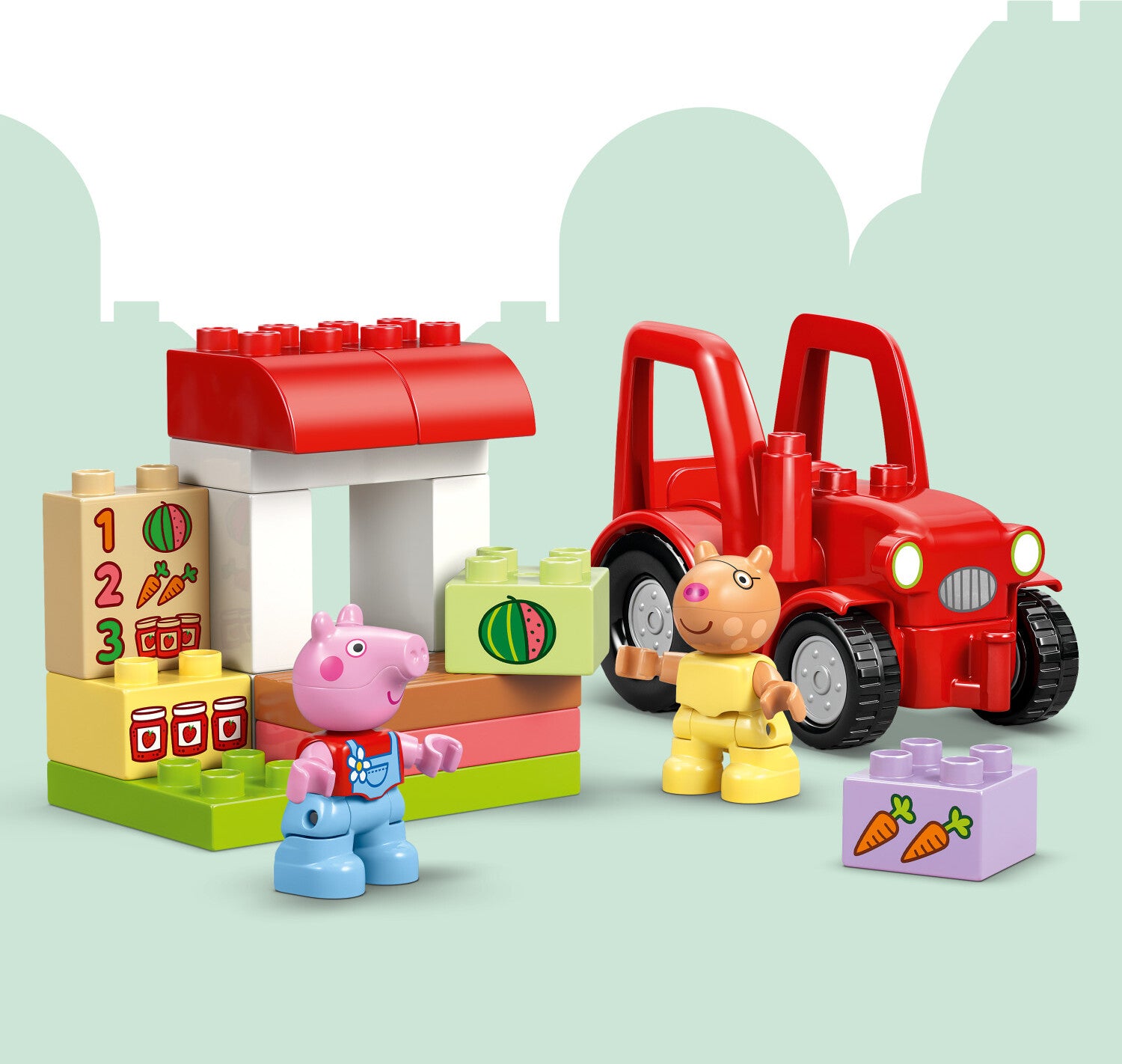 LEGO DUPLO Peppa Pig: Tractor and Market