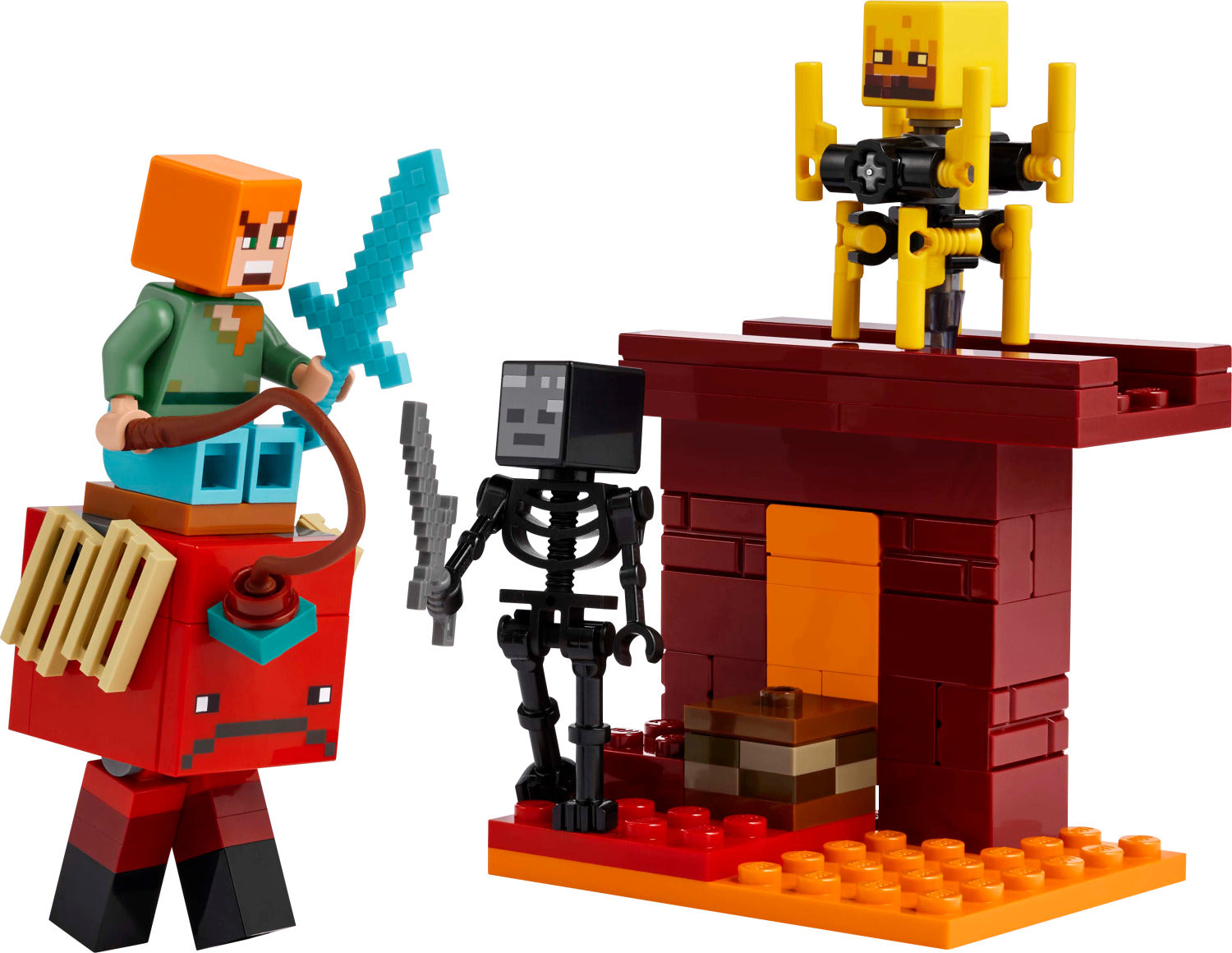 LEGO Minecraft: The Nether Lava Battle