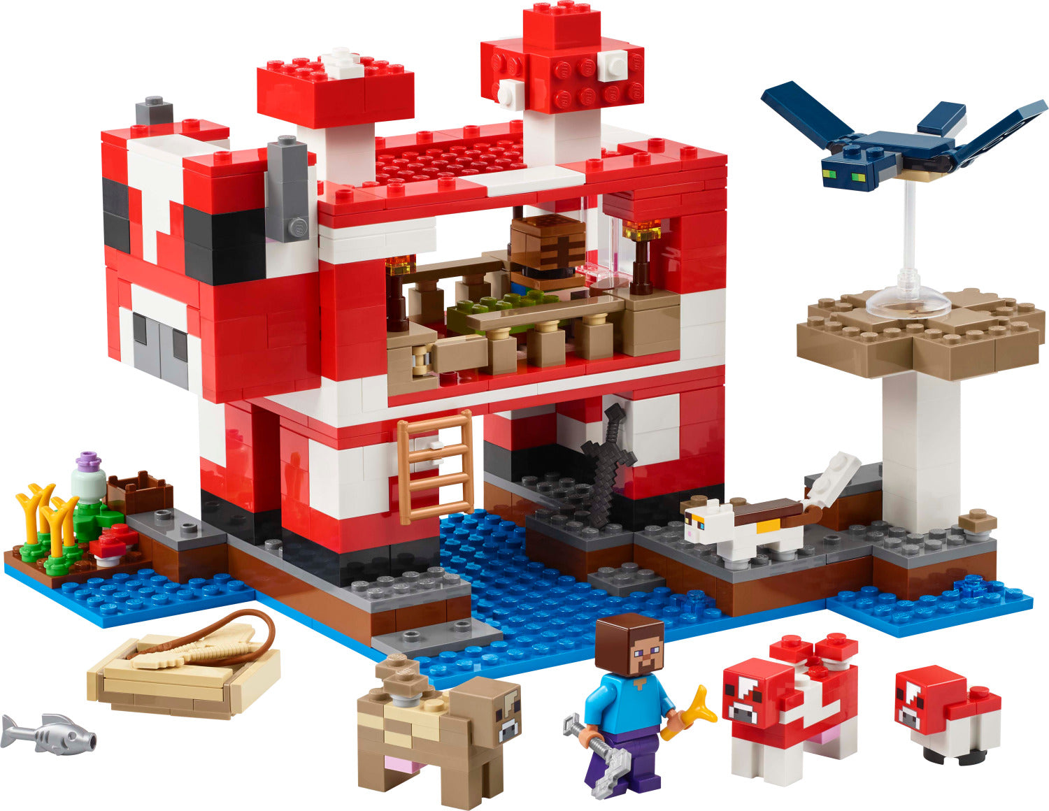 LEGO Minecraft: The Mooshroom House