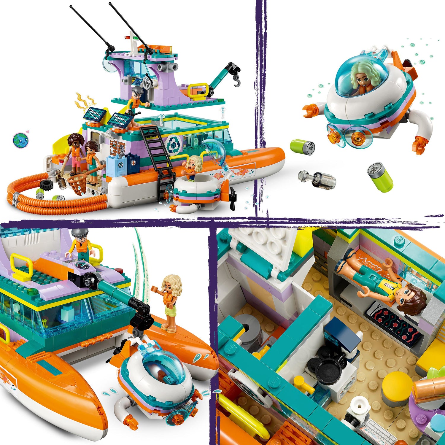 LEGO® Friends™ Sea Rescue Boat Toy Playset