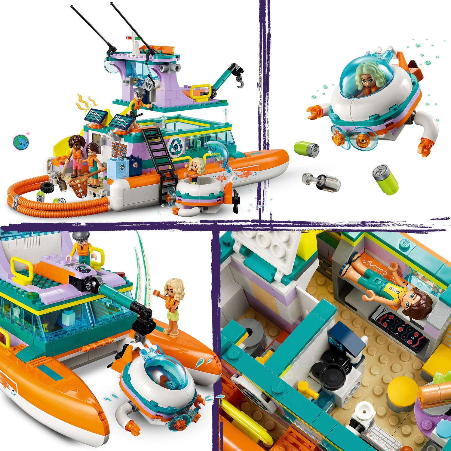 LEGO® Friends™ Sea Rescue Boat Toy Playset – The Toy Maven