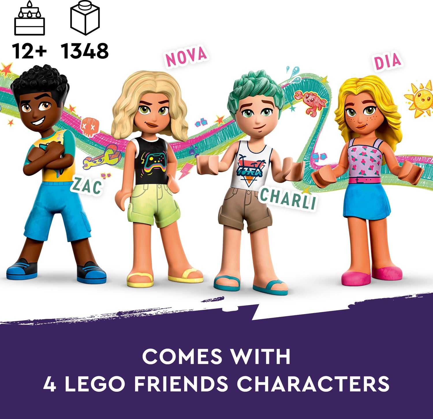 LEGO® Friends™ Beach Amusement Park Building Toy