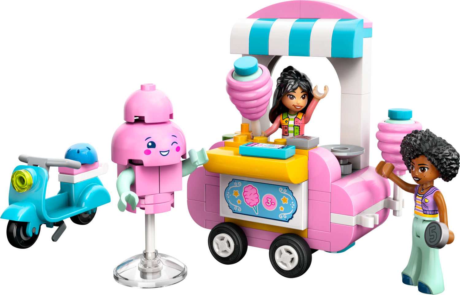 LEGO Friends: Cotton Candy Stand and Scooter – The Toy Maven