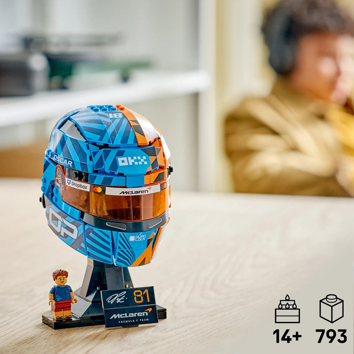 LEGO® Editions McLaren Mastercard F1® Team Oscar Piastri Helmet