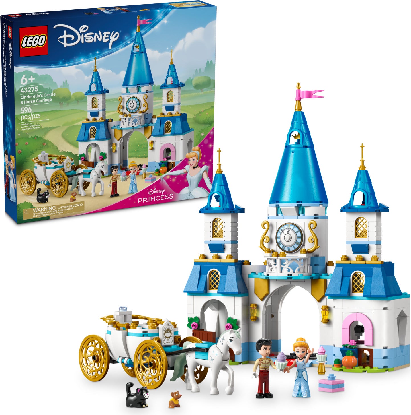 LEGO Disney Princess: Cinderella's Castle & Horse Carriage