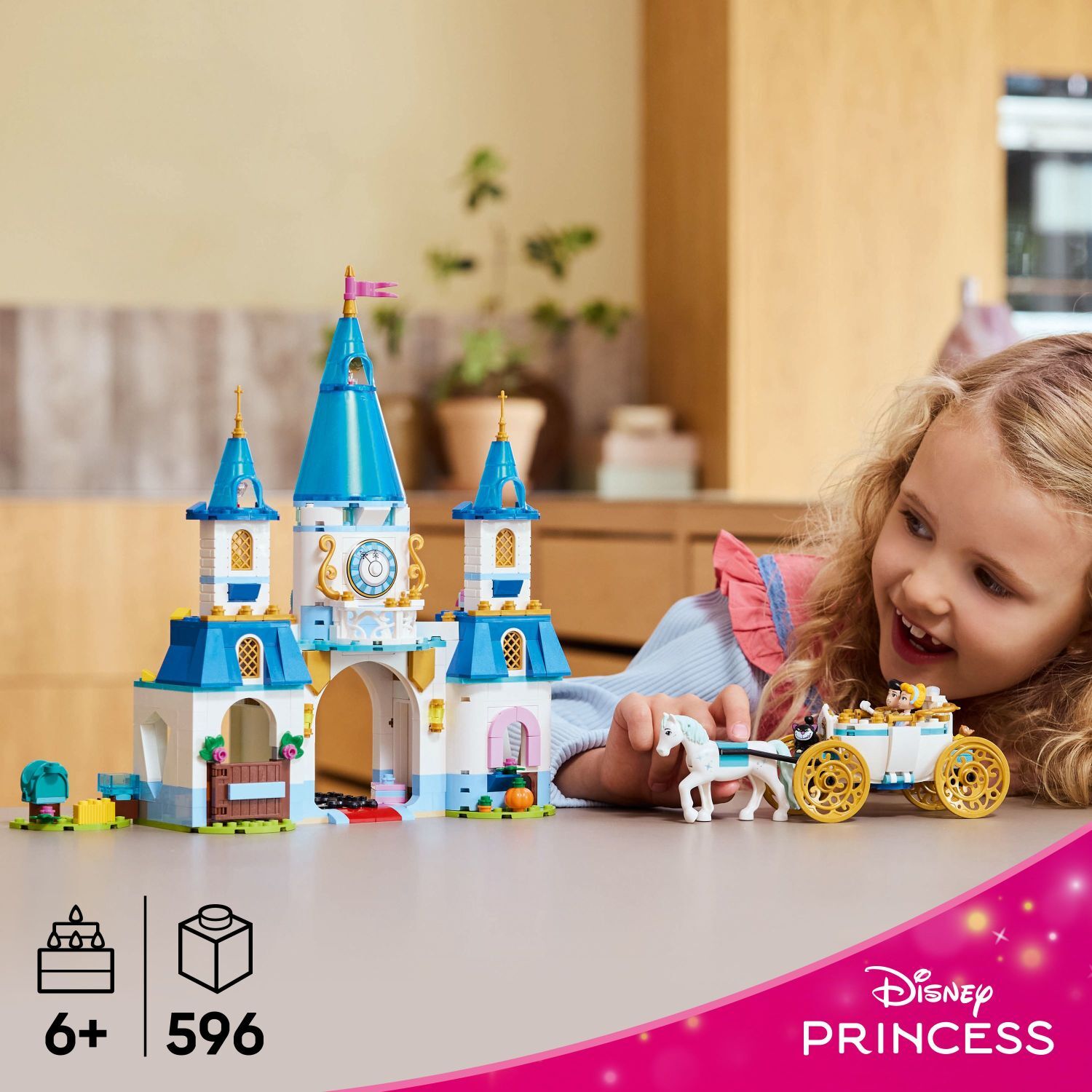 LEGO Disney Princess: Cinderella's Castle & Horse Carriage