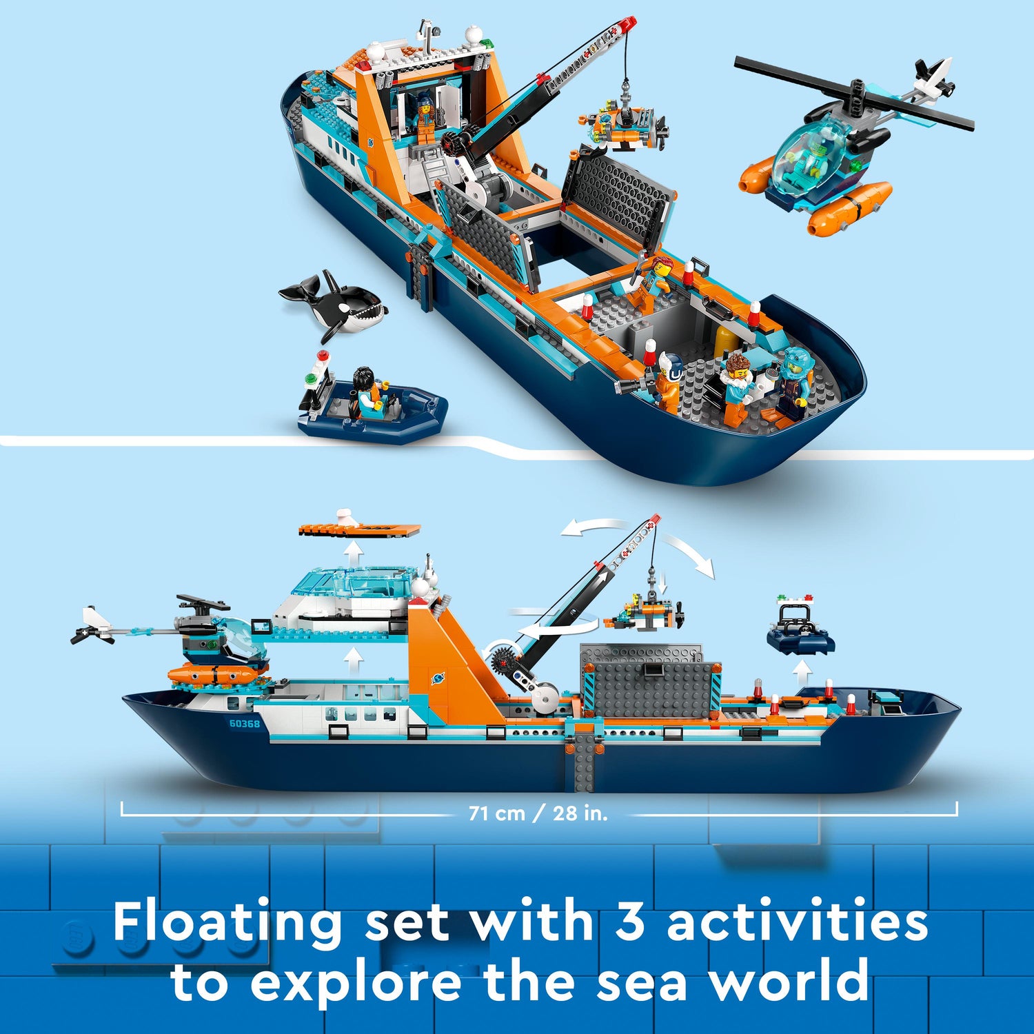 LEGO® City Arctic Explorer Ship Large Boat Toy