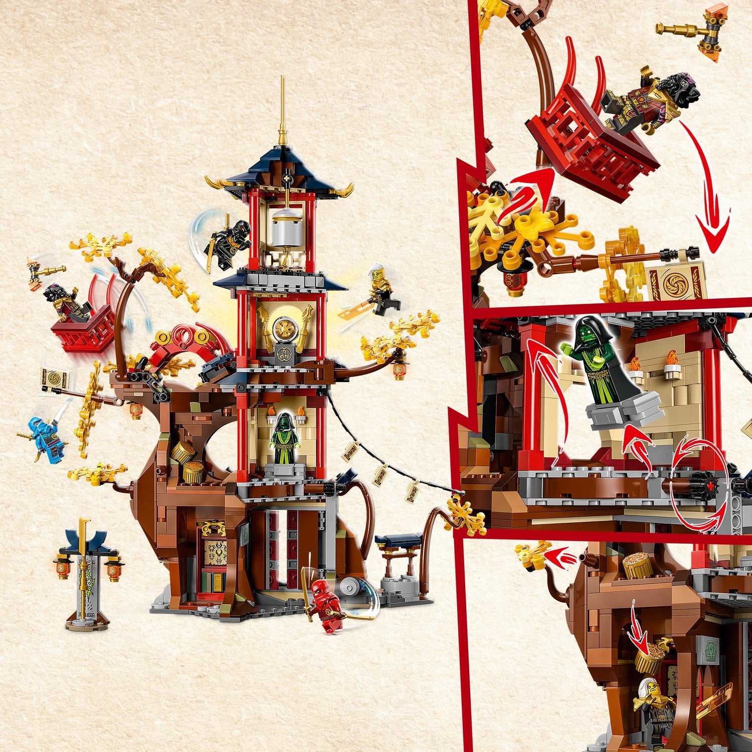 LEGO® NINJAGO® Temple of the Dragon Energy Cores