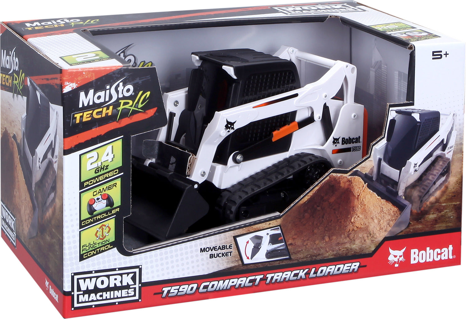 R/C Work Machines Bobcat T590 Track Loader