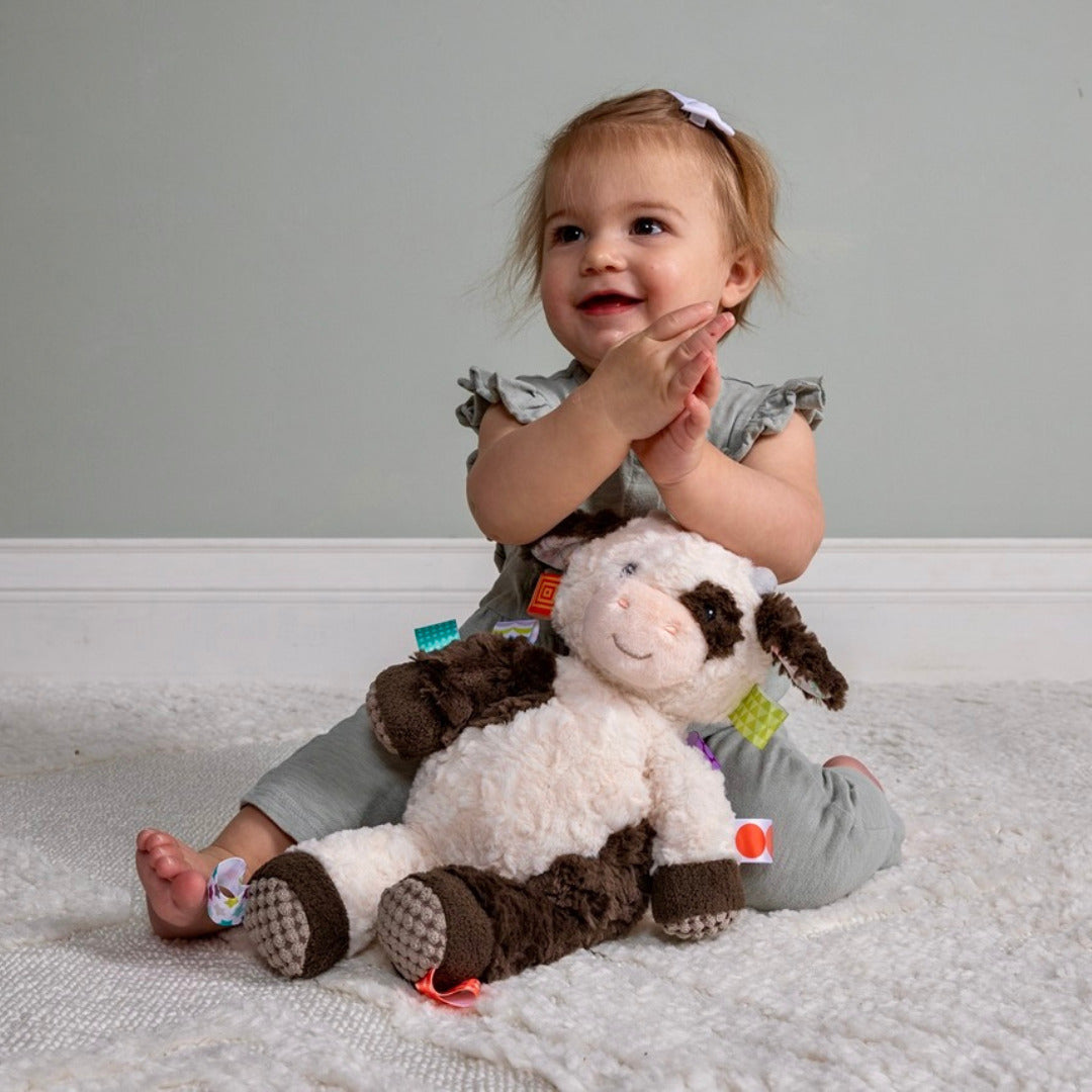 Taggies Buttercup Cow Soft Toy - 10"