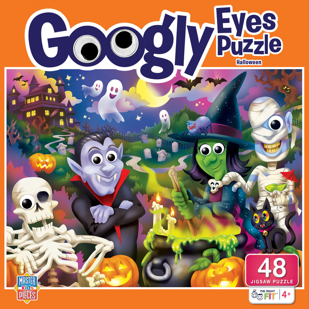 Googly Eyes - Halloween 48 Piece Puzzle