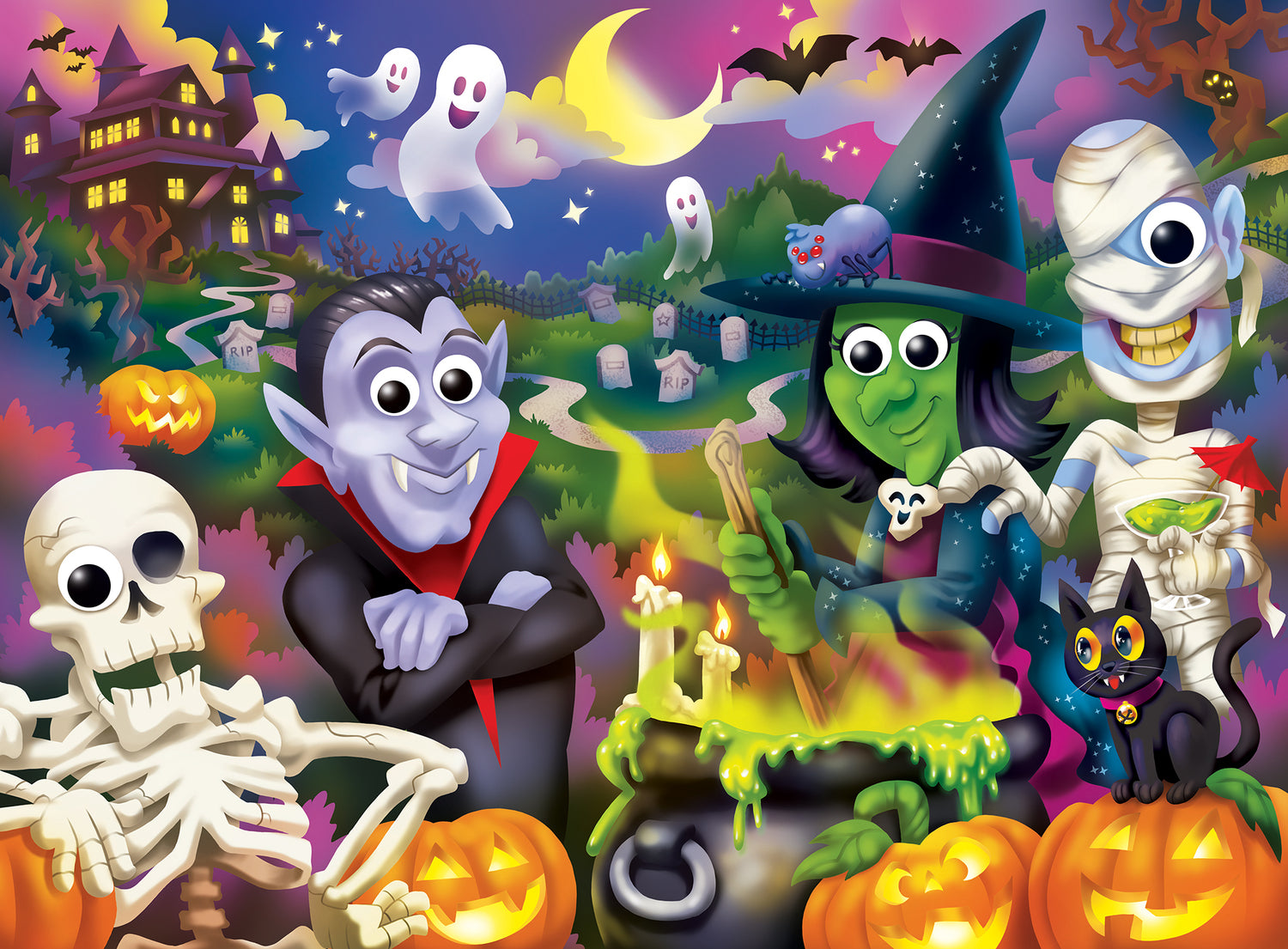 Googly Eyes - Halloween 48 Piece Puzzle